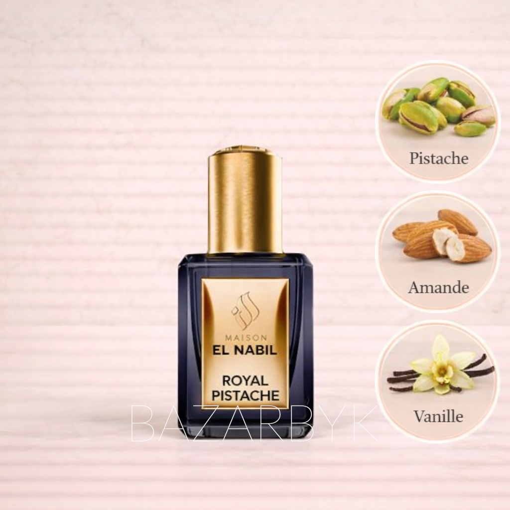 Musc Royal Pistache Roll-on Parfumé 5 ml Maison El Nabil - photo 2