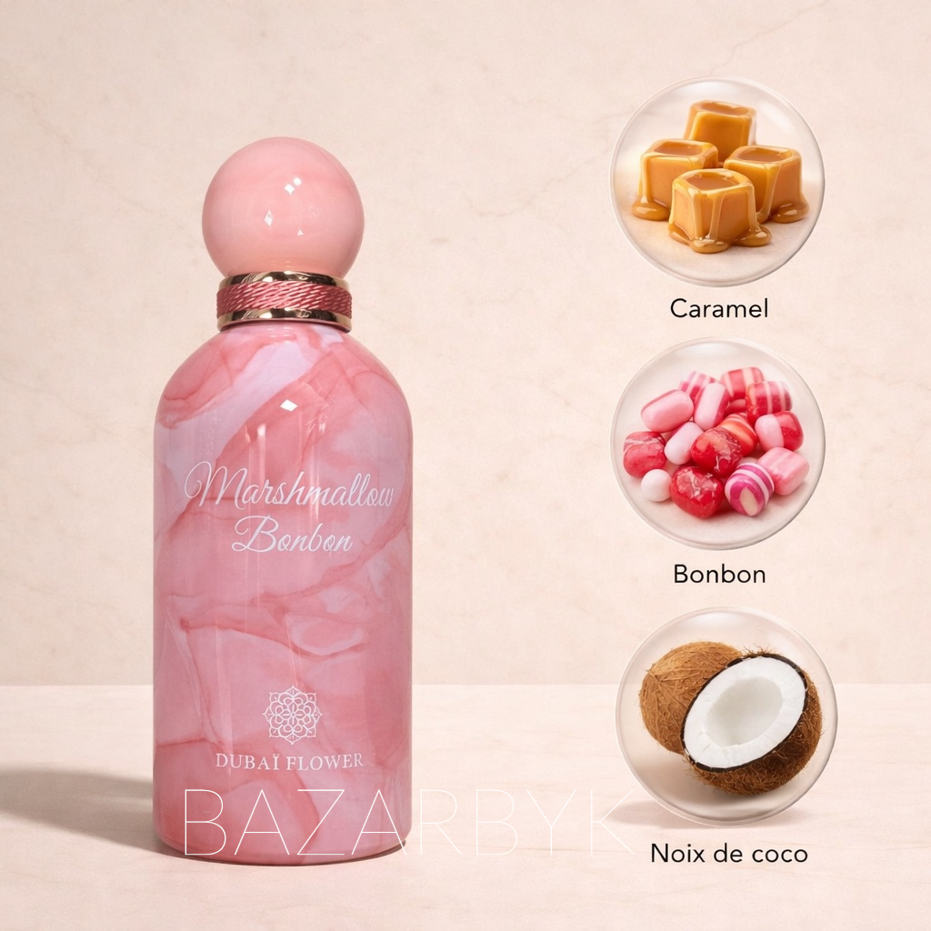 Marshmallow Bonbon Extrait de Parfum 100 ml Dubai Flower - photo 2