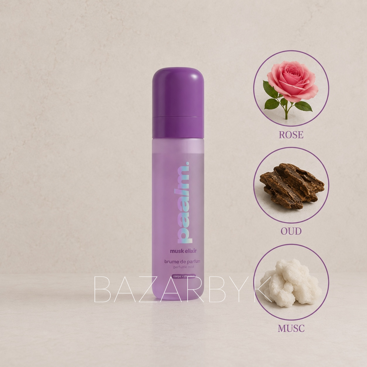 Brume de Parfum Musk Élixir 100 ml Paalm Cosmetics - photo 2