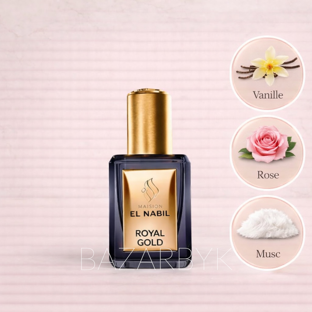 Musc Royal Gold Roll-on Parfumé 5 ml Maison El Nabil - photo 2