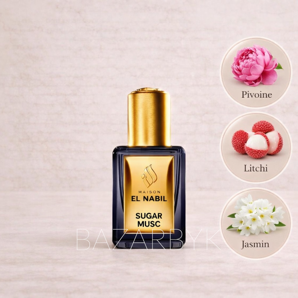 Sugar Musc Roll-on Parfumé 5 ml Maison El Nabil - photo 2