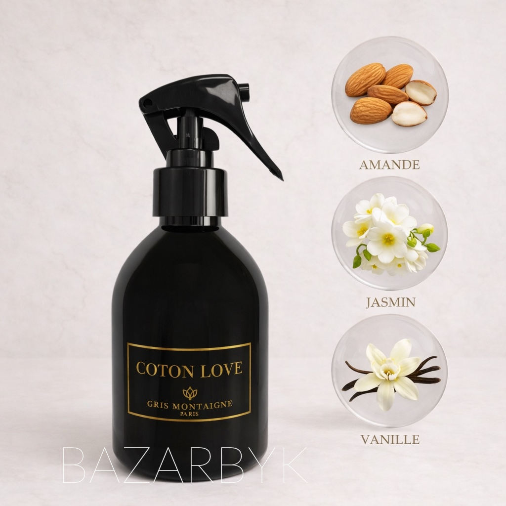 Spray Textile Cotton Love 250 ml Gris Montaigne - photo 2