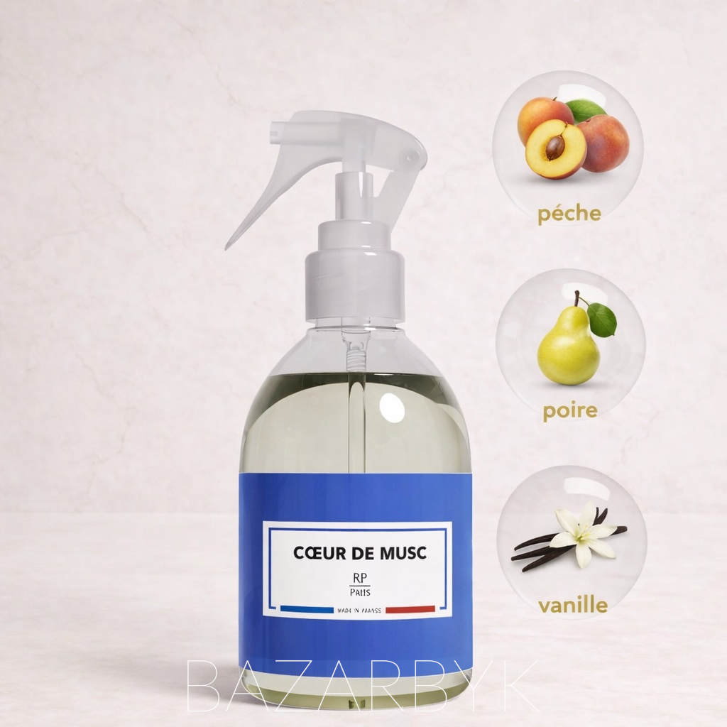 Spray Textile Cœur de Musc 250 ml RP Paris - photo 2