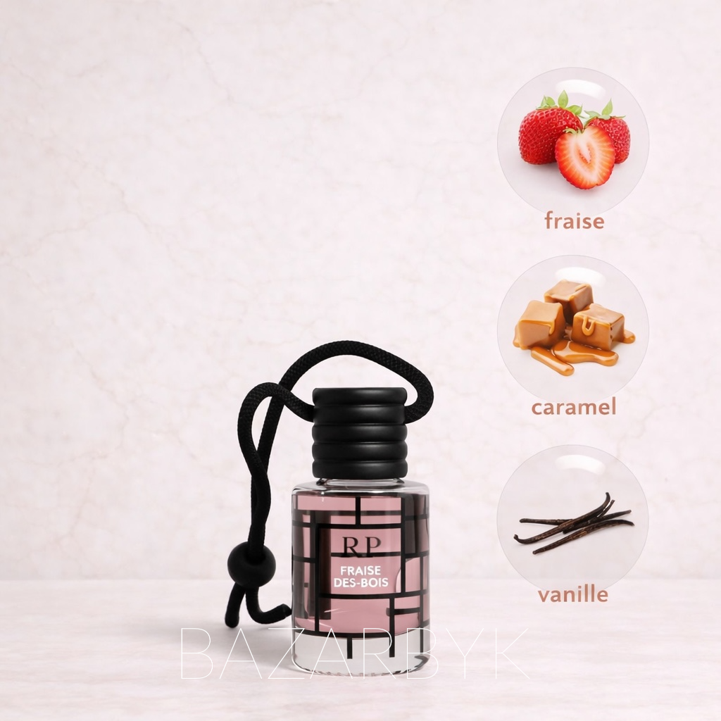 Diffuseur Voiture Fraise des Bois 10 ml RP Paris - photo 2