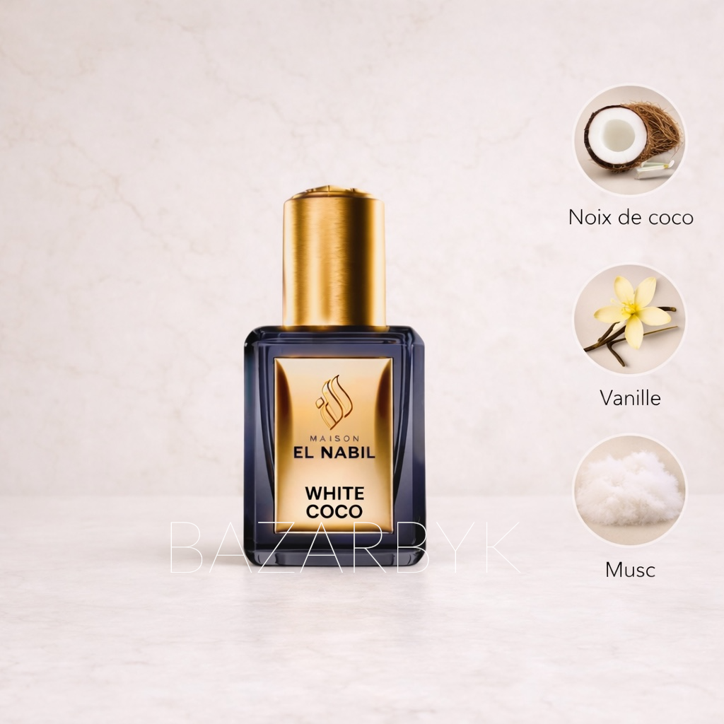 White Coco Roll-on Parfumé 5 ml Maison El Nabil - photo 2