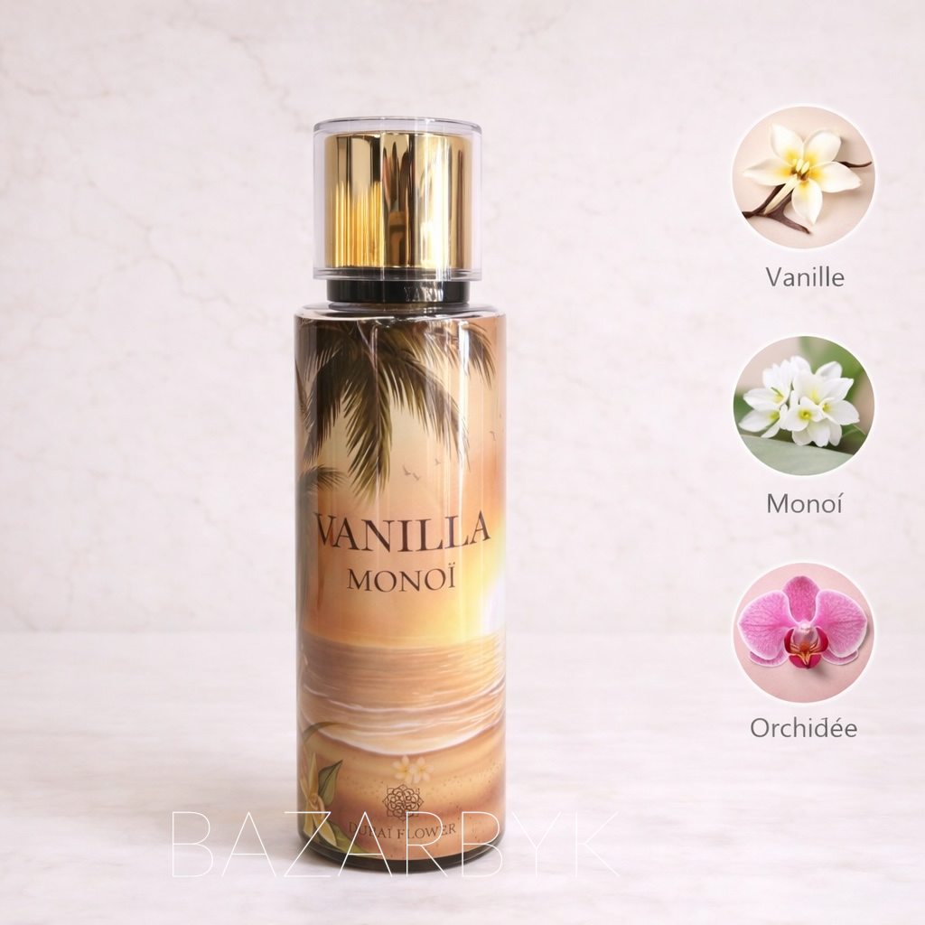 Brume Vanilla Monoï 250 ml Dubai Flower - photo 2