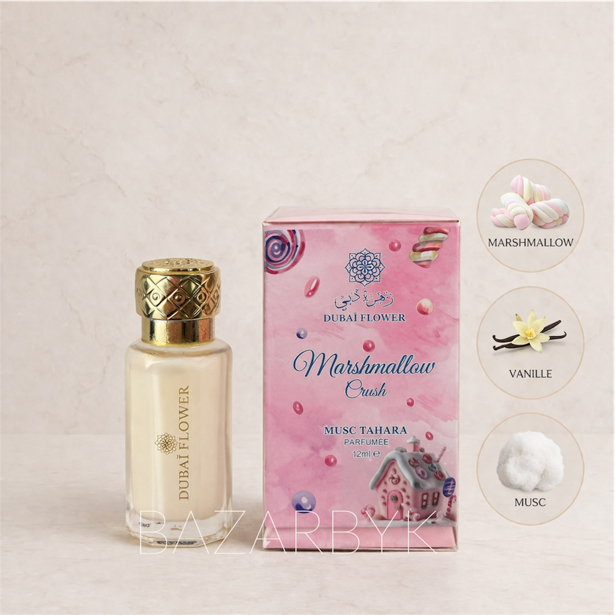 Musc Tahara Marshmallow Crush 12 ml Dubai Flower - photo 2