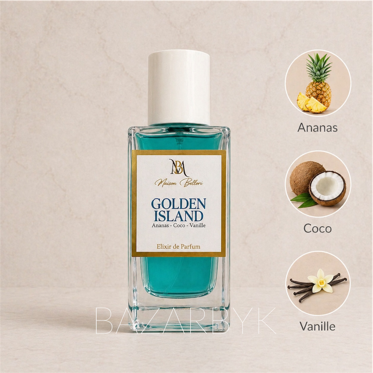 Golden Island Élixir de Parfum 50 ml Maison Bellori - photo 2