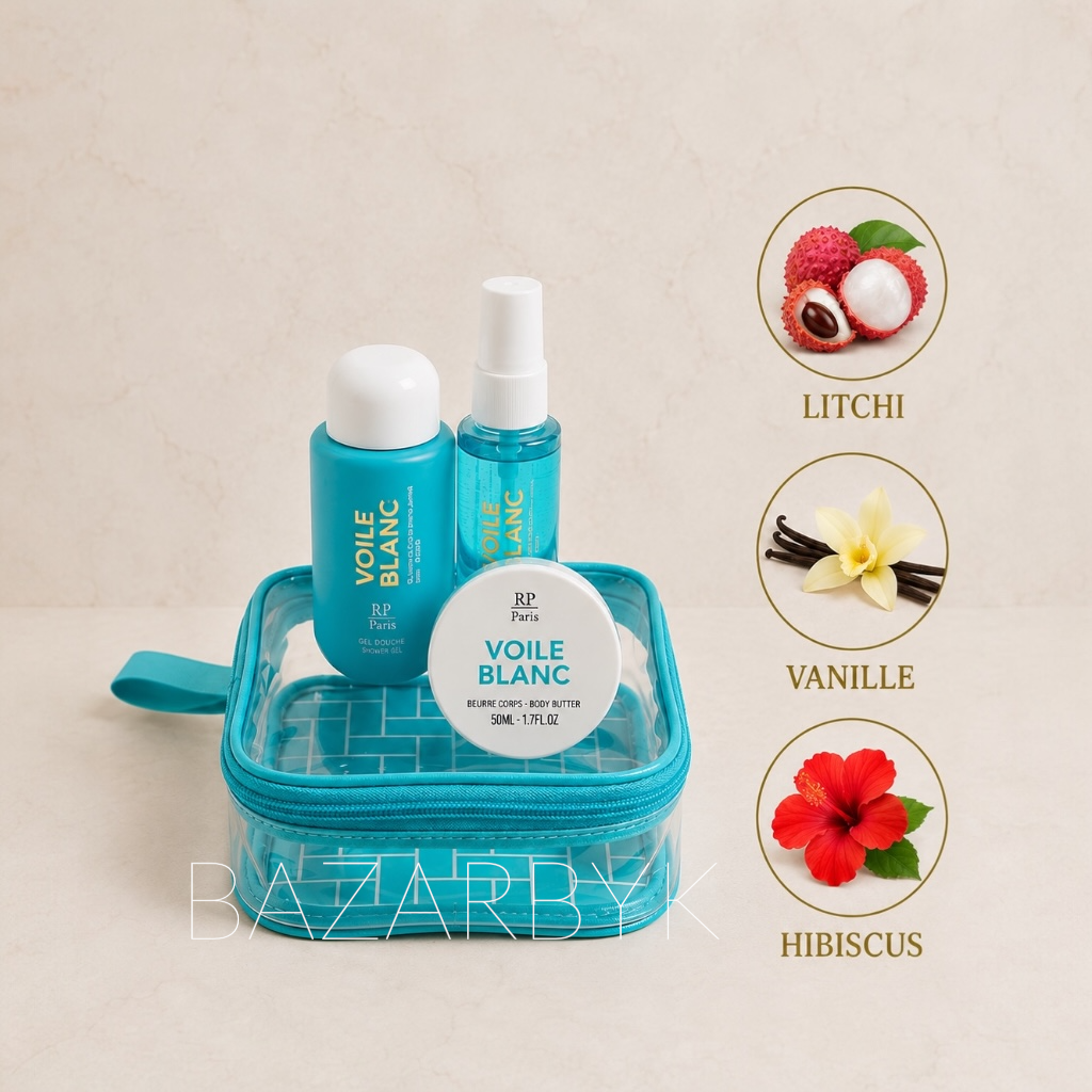 Travel Set Pop Voile Blanc Coffret Brume RP Paris - photo 2