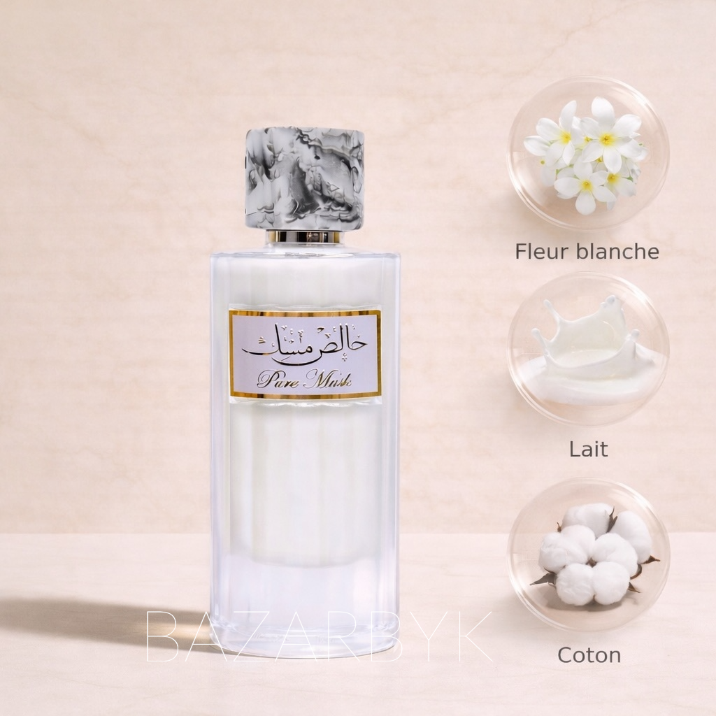 Milky Pure Musk Eau Lactée Hydratante 100 ml Ard Al Zaafaran - photo 2