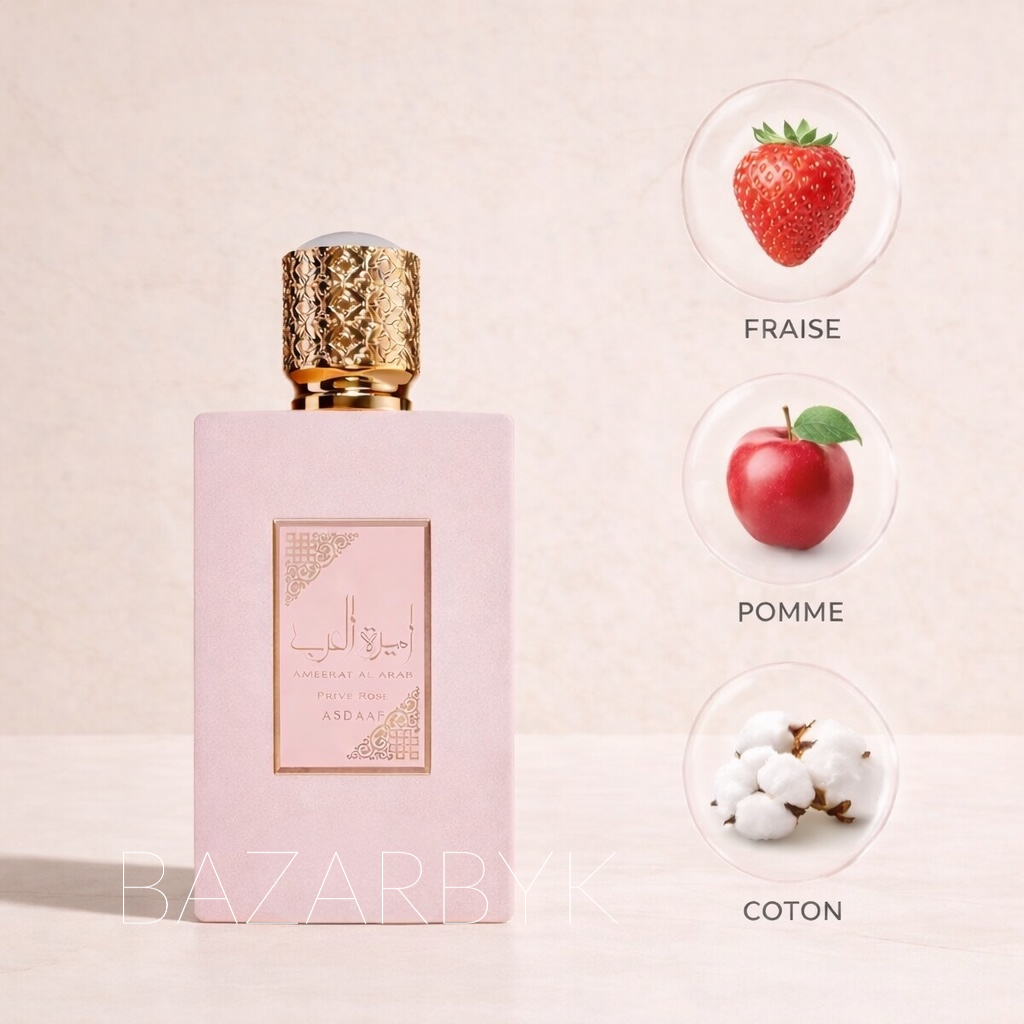 Ameerat Al Arab Privé Rose Eau de Parfum 100 ml Asdaaf - photo 2