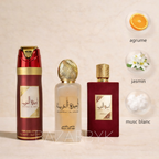 Coffret Ameerat Al Arab 3 Essentiels Parfumés Ard Al Zaafaran - photo 2