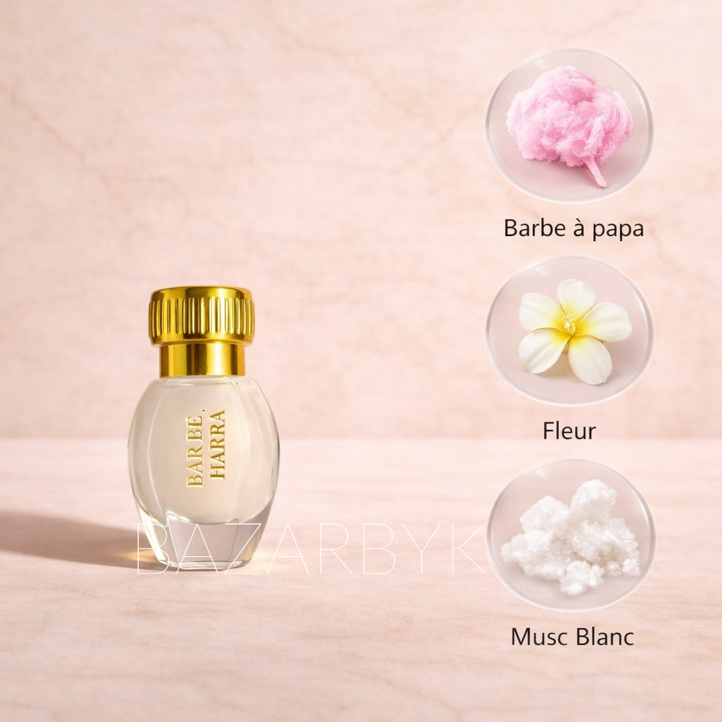 Musc Tahara Barbe à Papa Musc Parfumé 12 ml Gris Montaigne - photo 2