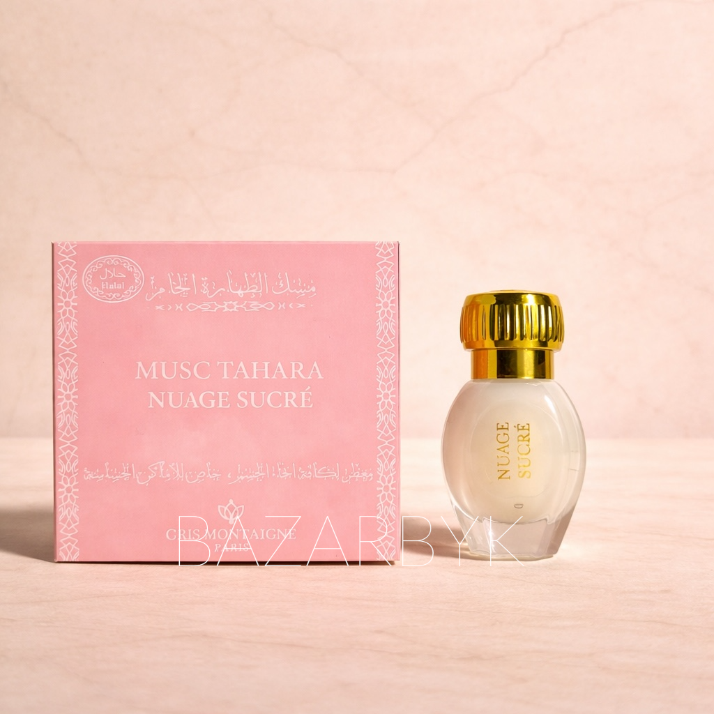 Musc Tahara Nuage Sucré Musc Parfumé 12 ml Gris Montaigne