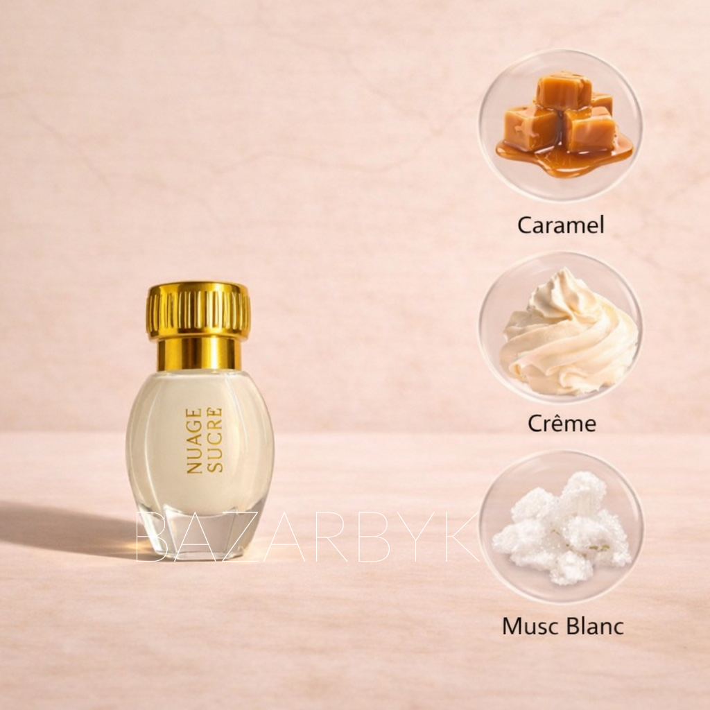 Musc Tahara Nuage Sucré Musc Parfumé 12 ml Gris Montaigne - photo 2