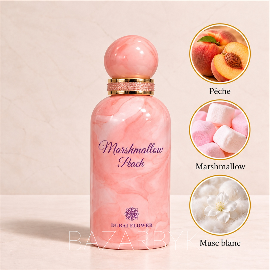 Marshmallow Peach Extrait de Parfum 100 ml Dubai Flower - photo 2