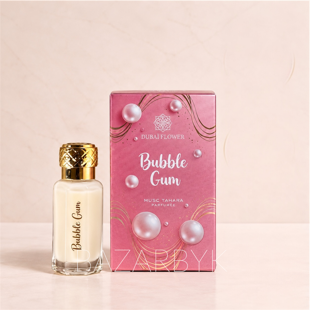Musc Tahara Bubble Gum Musc Parfumé 12 ml Dubai Flower