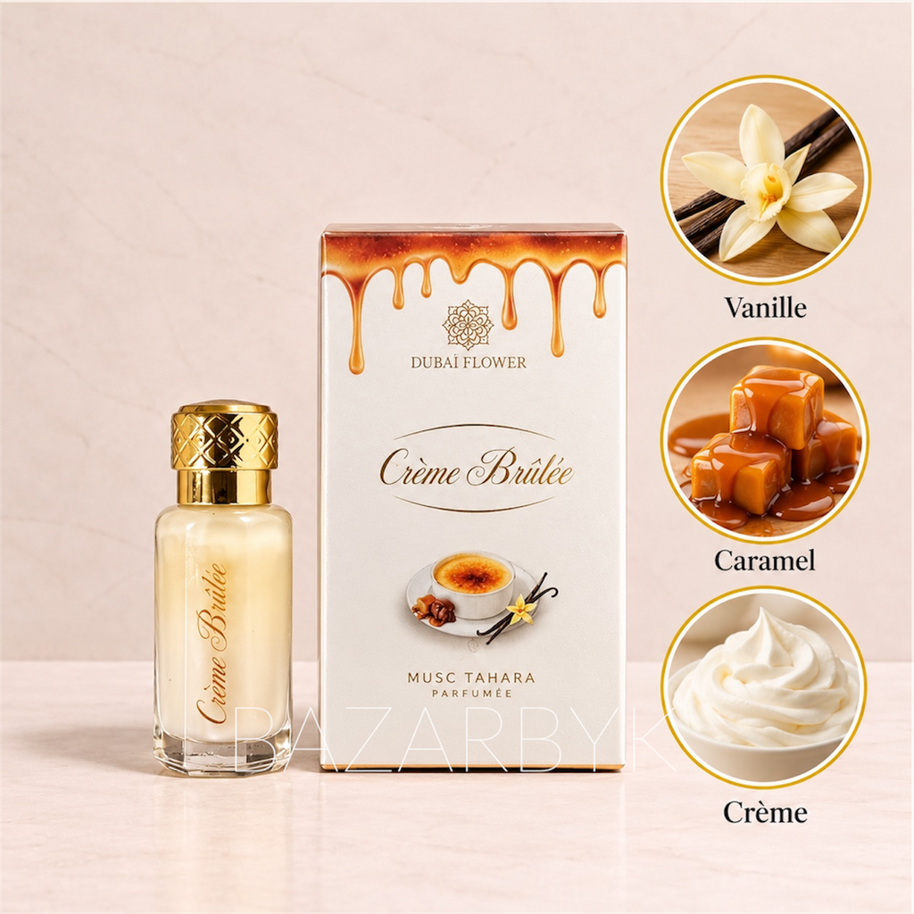 Musc Tahara Crème Brûlée Musc Parfumé 12 ml Dubai Flower - photo 2