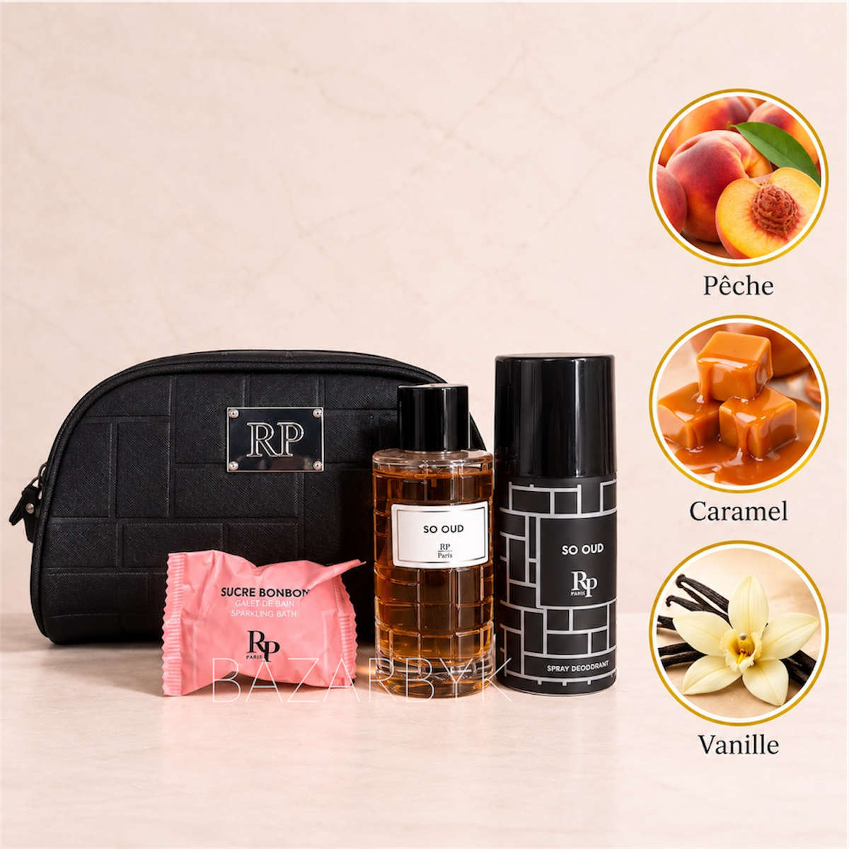 Trousse Sweet Oud coffret eau de parfum 100 ml et déodorant 150 ml RP Paris - photo 2